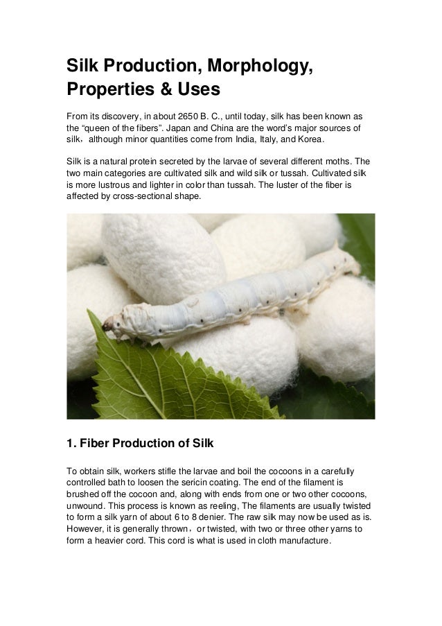 Introduction Of Silk