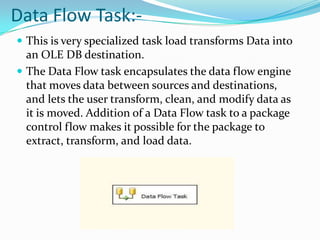 Introduction of ssis | PPTX
