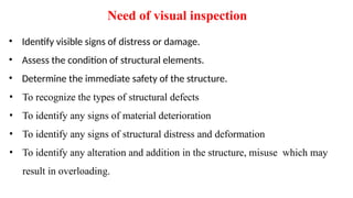 Visual Structural Inspection Introduction of Structural Audit and Health Montoring.pptx