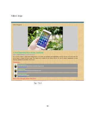 92
Fullpost design:
Fig : 7.6.1
 