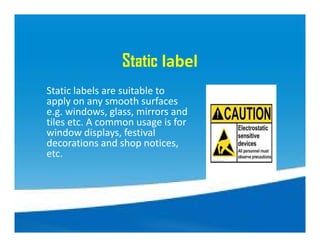 Introduction of the labels | PDF