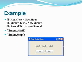 Introduction of timer control | PPTX