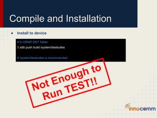 Introduction of unit test on android kernel | PDF