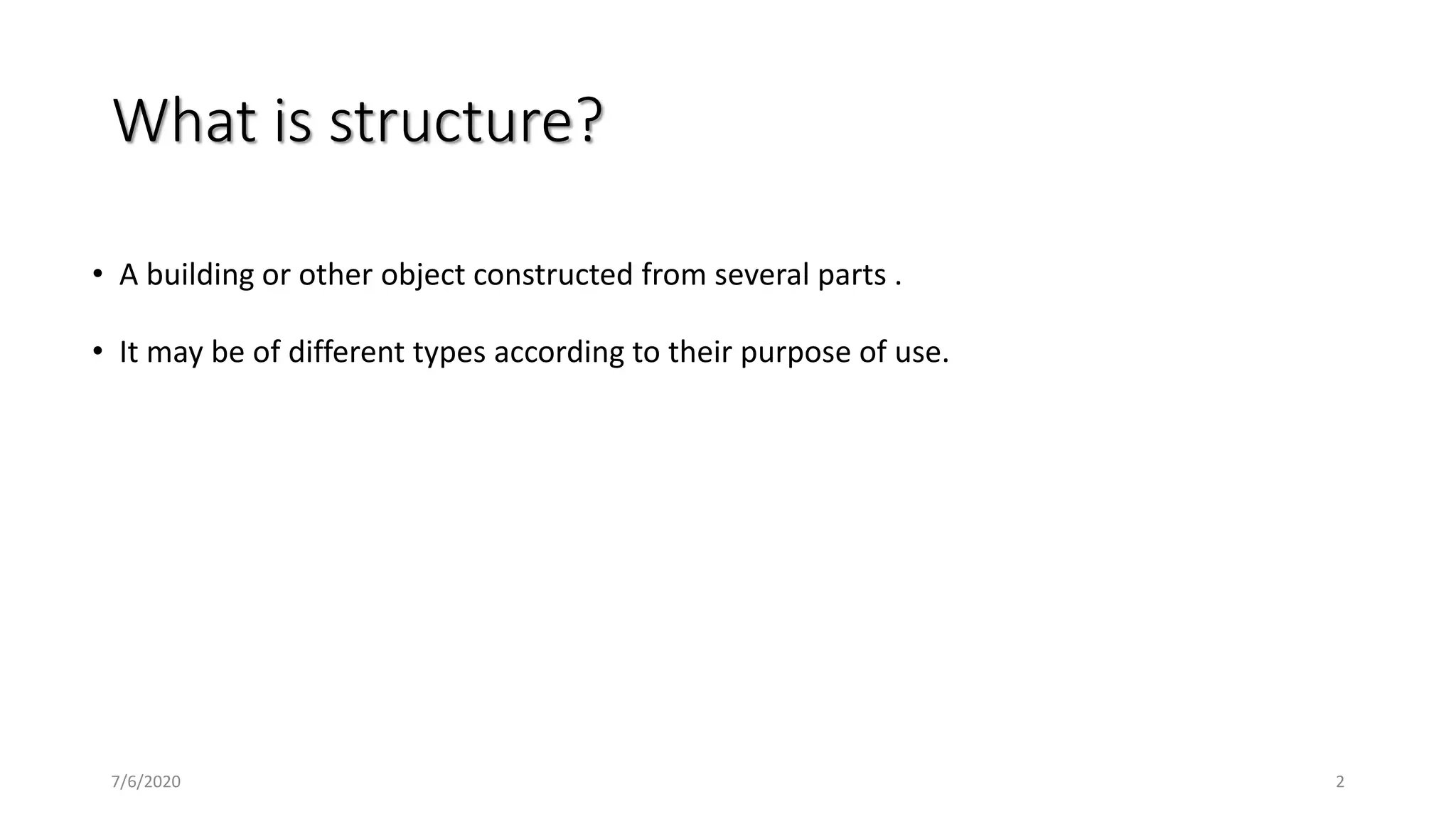 Introduction of various civil engineering structures | PPT