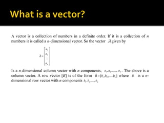 Introduction of vectors | PPTX