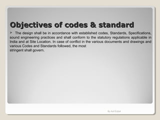 Introduction on indian codes as applied in electrical design | PPT