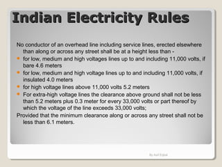 Introduction on indian codes as applied in electrical design | PPT