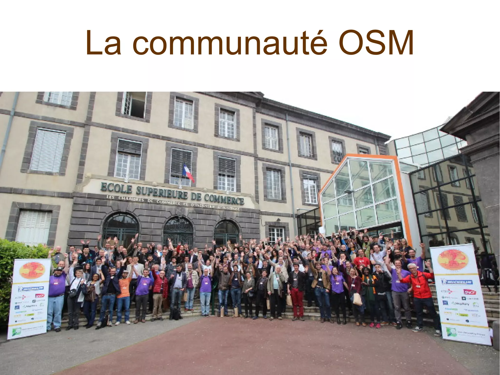 La communauté OSM
 