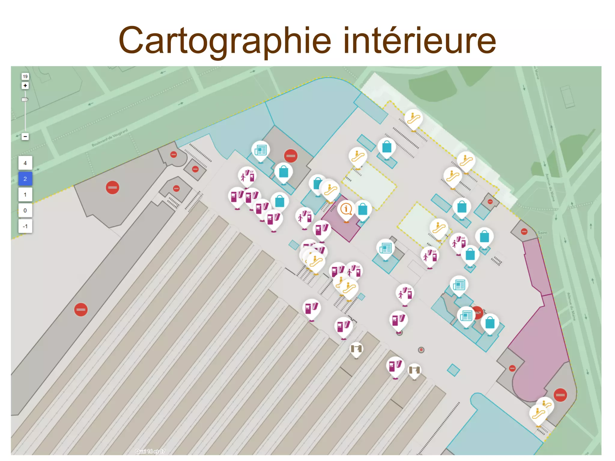 Cartographie intérieure
 