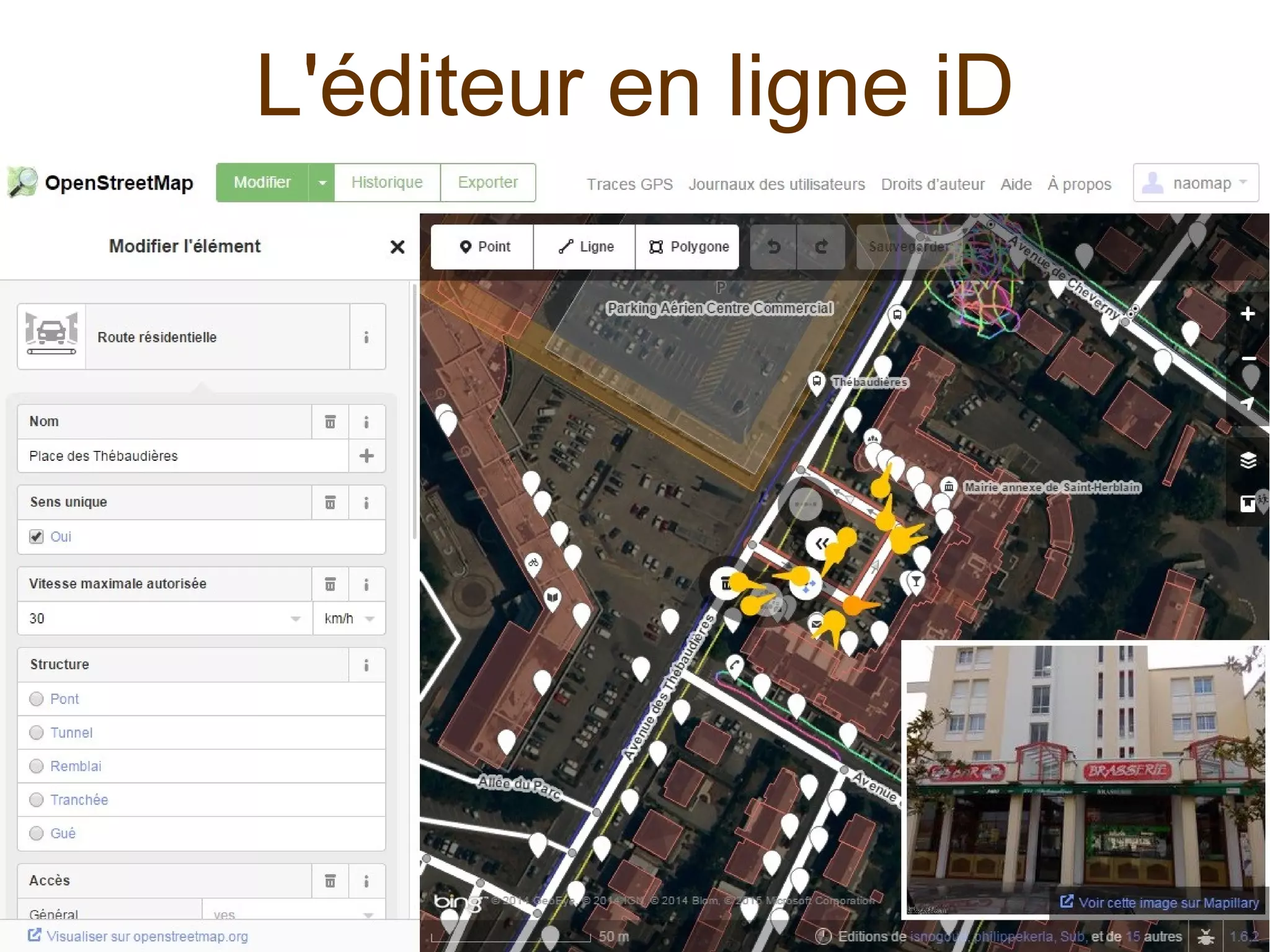 L'éditeur en ligne iD
 
