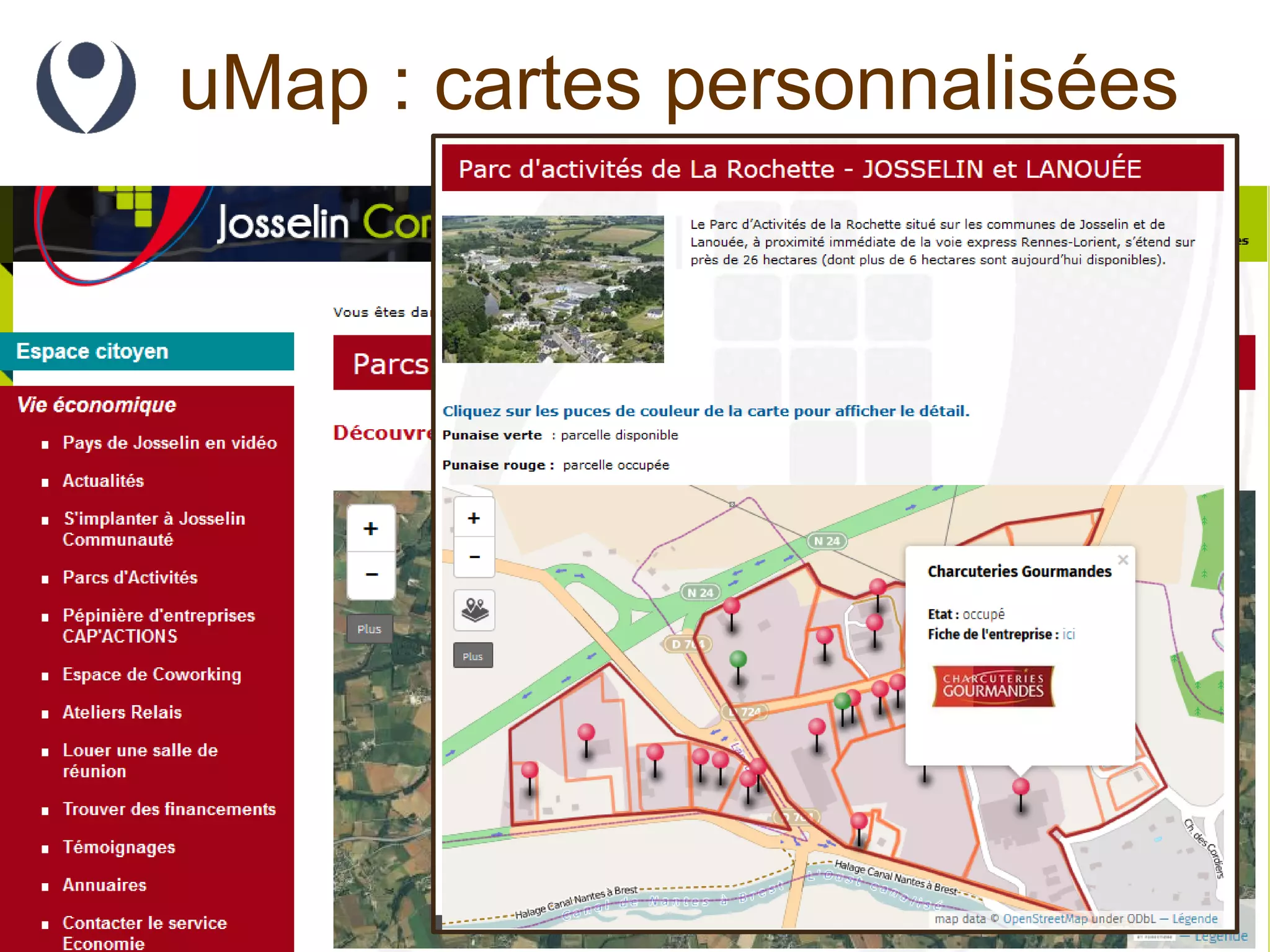 uMap : cartes personnalisées
 