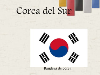 Corea del Sur
Bandera de corea
 