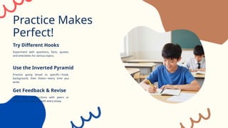 Mastering Introduction Paragraphs: Hook, Background & Thesis | PPTX
