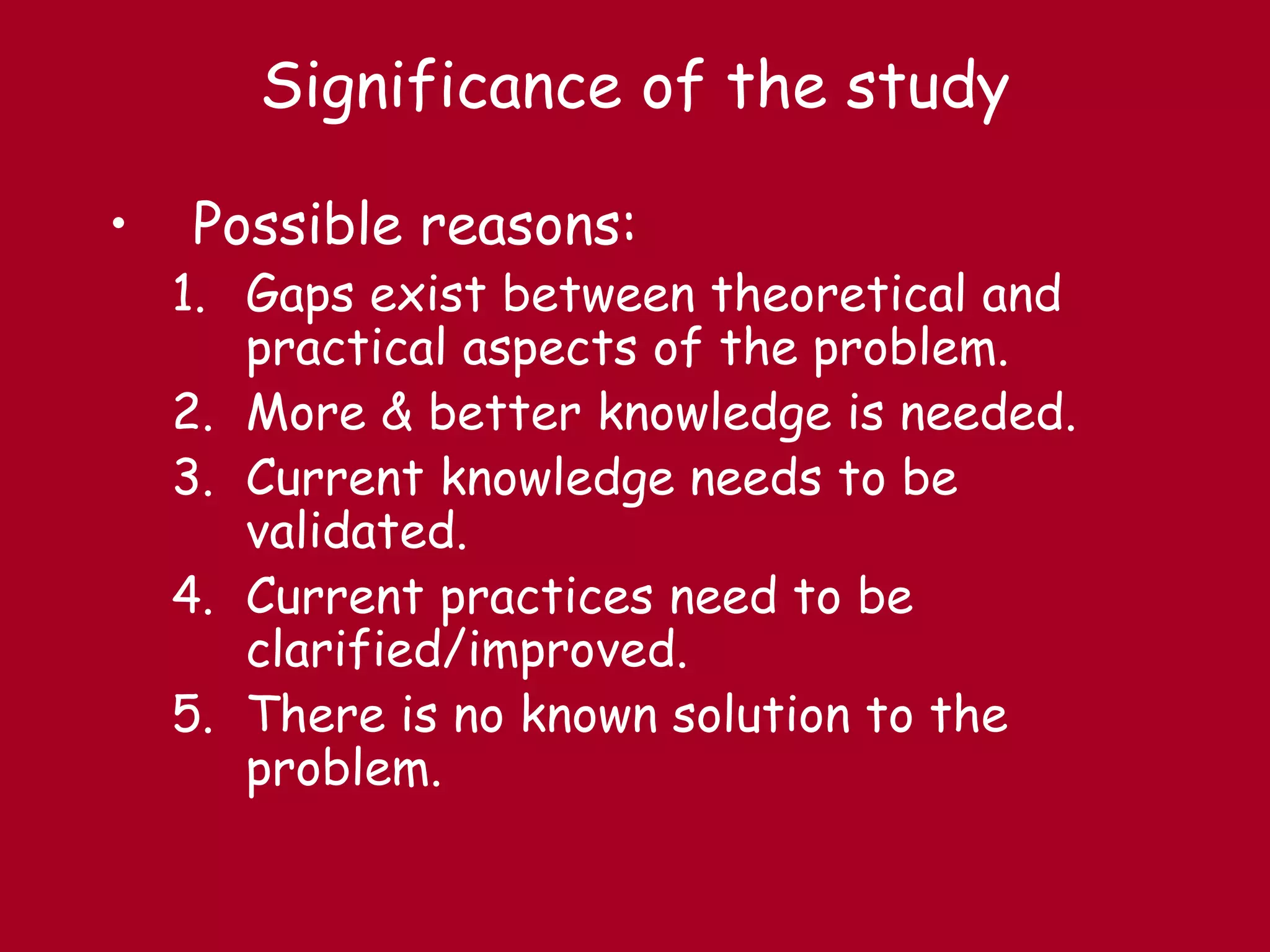 Introduction part of research