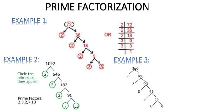 How To Find Lcm By Prime Factorization - Haiper