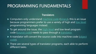 Introduction Programming and Application Lecture 1.pptx | Free Download