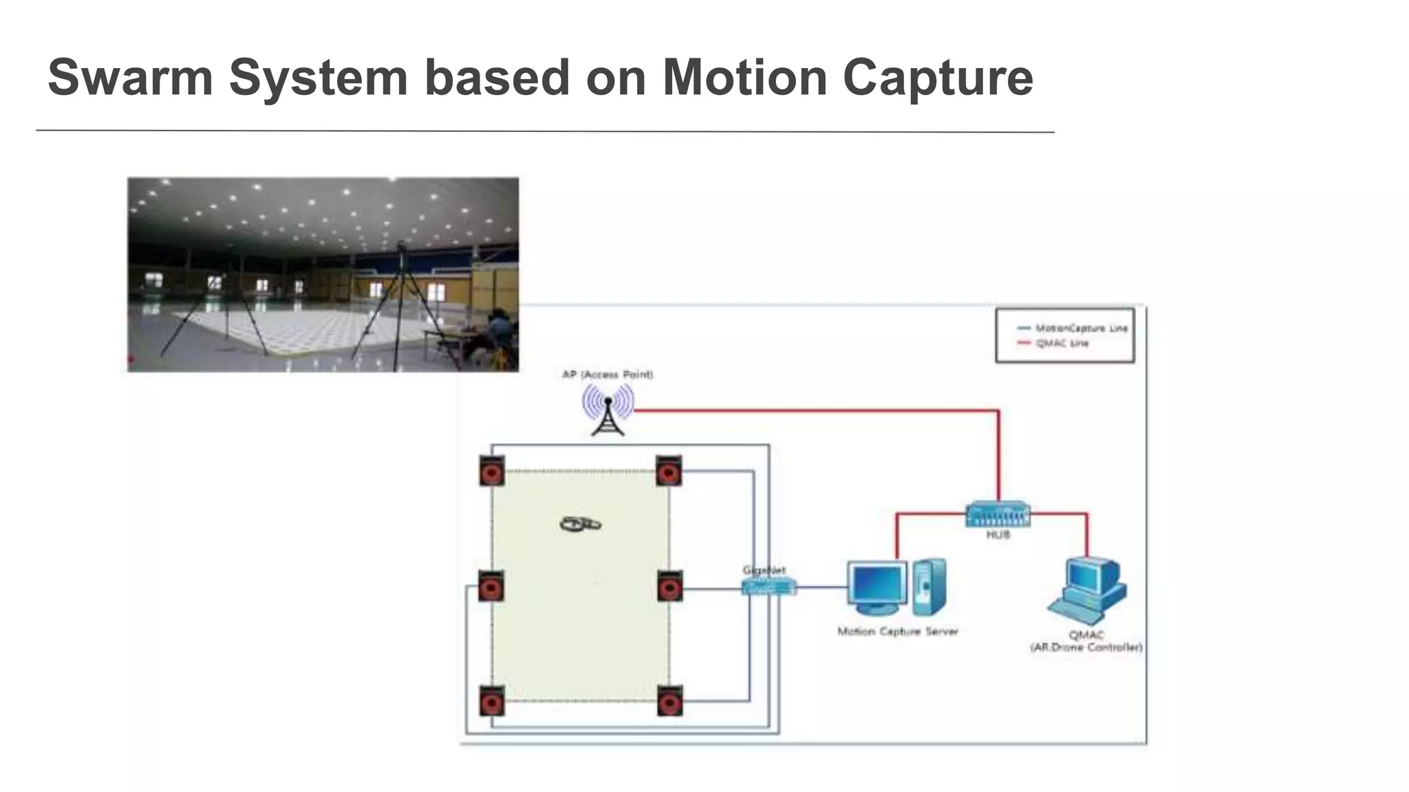 Swarm System based on Motion Capture
 