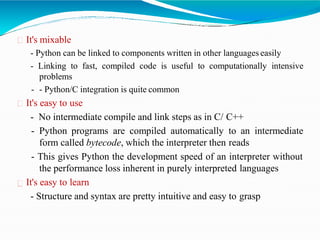 Introduction python | PPT