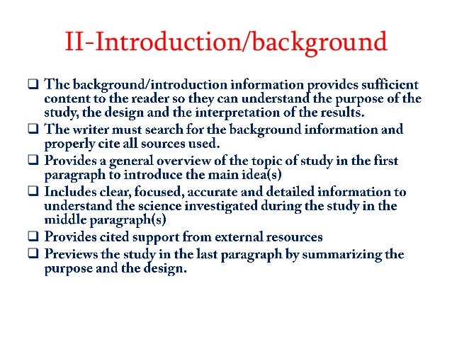 rationale of the study in thesis