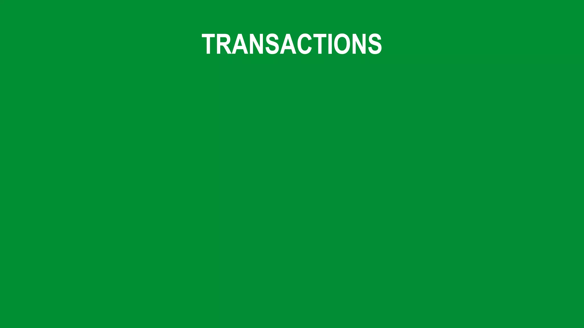 1 2
TRANSACTIONS
 