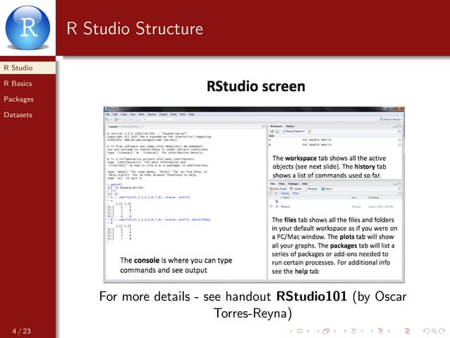 Introduction to Rstudio | PDF