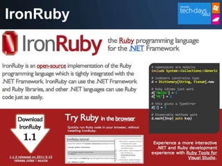 IronRuby
 