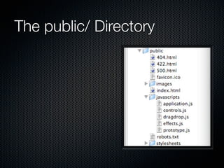 The public/ Directory
 