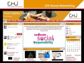 CHI Social Networking
 