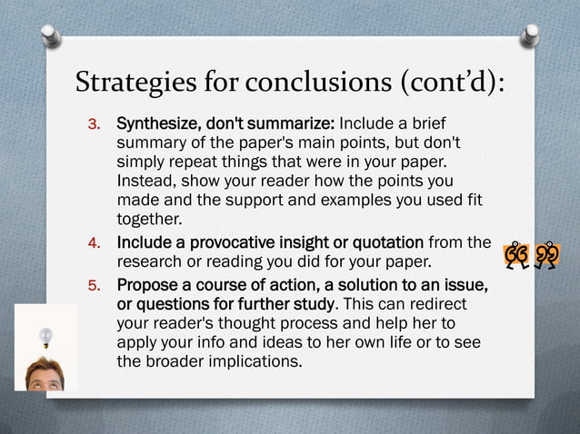 Introductions and conclusions