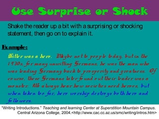 Introductions and conclusions | PPT