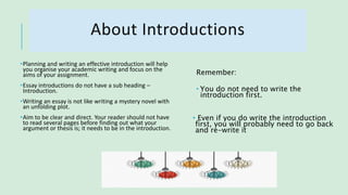 Clear Introduction Introductions and Conclusions | PPTX