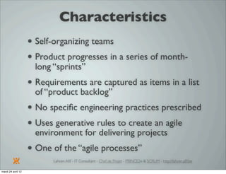 Introduction à SCRUM par Lahcen Afif