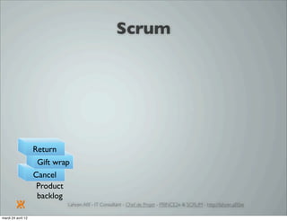 Introduction à SCRUM par Lahcen Afif
