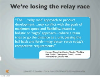 Introduction à SCRUM par Lahcen Afif