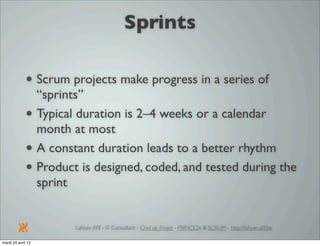 Introduction à SCRUM par Lahcen Afif