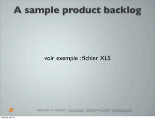 Introduction à SCRUM par Lahcen Afif