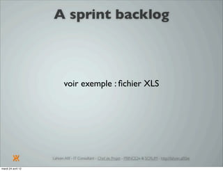 Introduction à SCRUM par Lahcen Afif