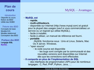 Introduction aux SGBD