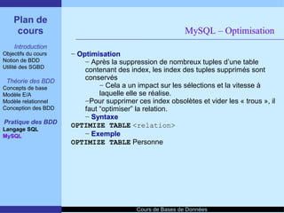 Introduction aux SGBD