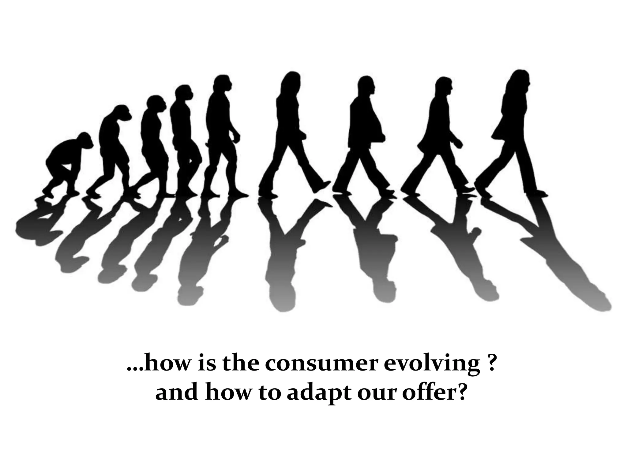 …how is the consumer evolving ?
  and how to adapt our offer?
 