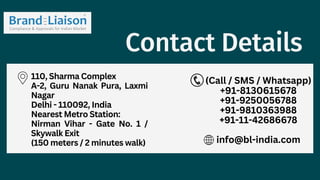 Contact Details
110, Sharma Complex
A-2, Guru Nanak Pura, Laxmi
Nagar
Delhi - 110092, India
Nearest Metro Station:
Nirman Vihar - Gate No. 1 /
Skywalk Exit
(150 meters / 2 minutes walk)
(Call / SMS / Whatsapp)
+91-8130615678
+91-9250056788
+91-9810363988
+91-11-42686678
info@bl-india.com
 