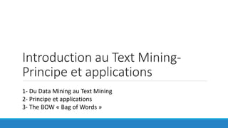 Introduction text mining | PPT
