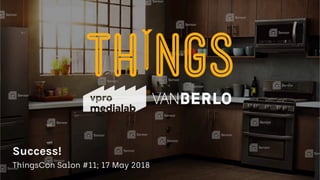 Introduction thinkathon ThingsCon Salon Eindhoven