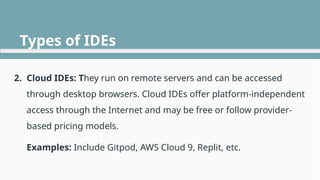 Ide Network Introduction to Dot NET Framework, Integrated Development Environment ...