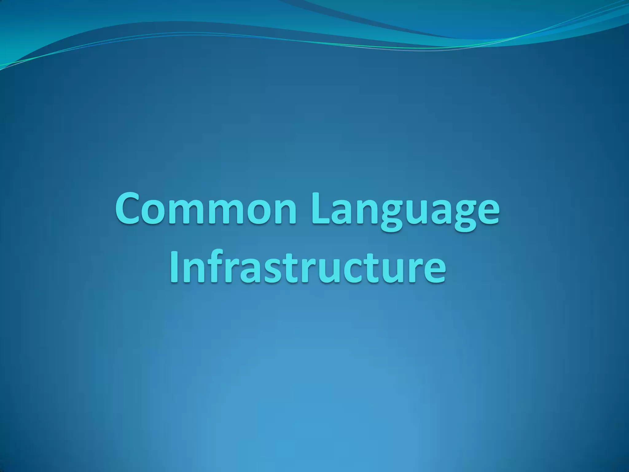 Implications of CLR execution modelClients need CLR & FCL to run .NET appsavailable via Redistributable .NET FrameworkDesign trade-off…managed execution (memory protection, verifiable code, etc.)