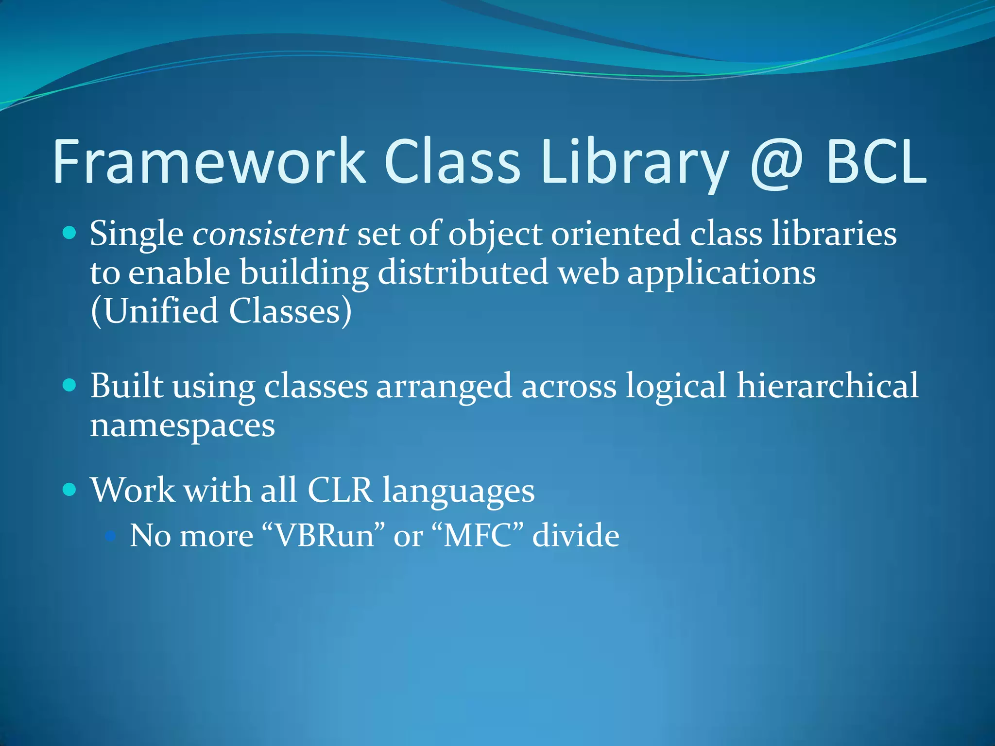 Four components: