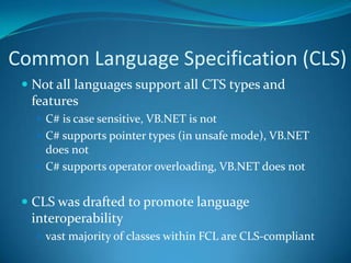 Verification of type safety.