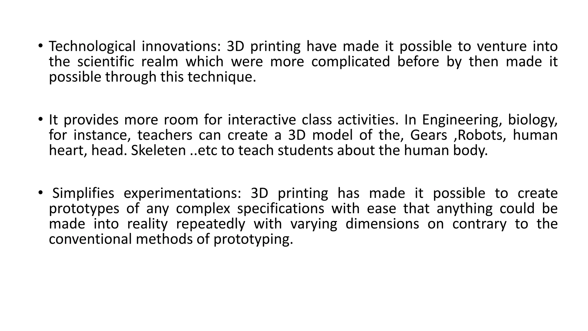 Introduction to 3D printing | PPTX | 3-D Graphics | Computer Software ...