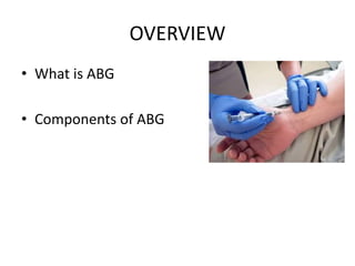 Introduction to Arterial Blood Gases | PPTX