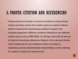 Comprehensive Introduction to Academic Writing Principles and Practices ...